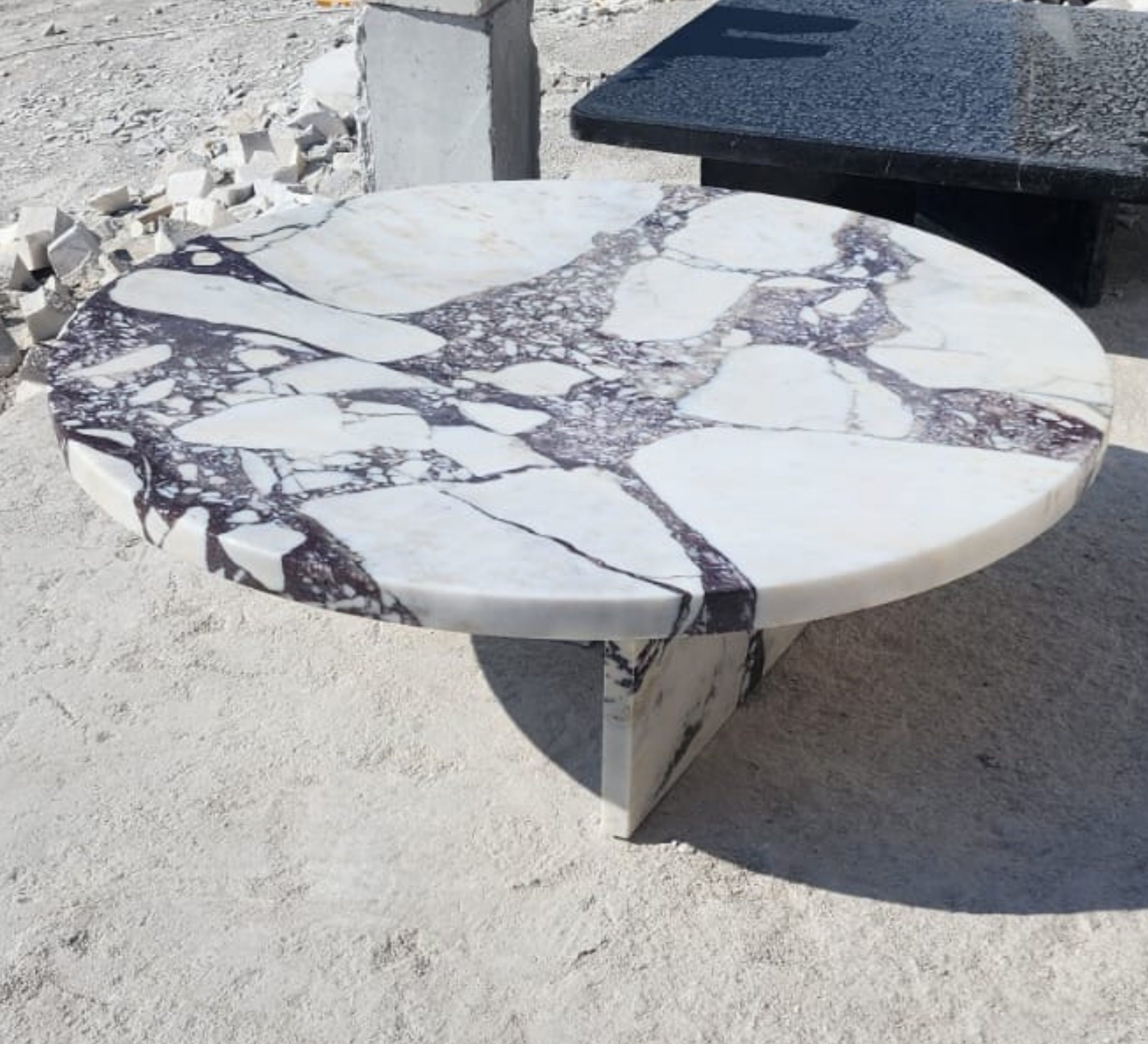 Calacatta Viola Marble, Coffee Table, Marble Coffee Table, Calacatta ...