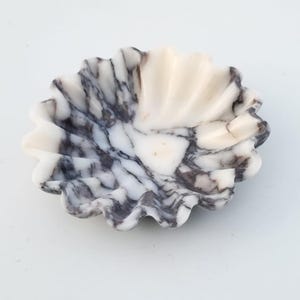 Calacatta Viola Marble Plate, wavy model bowl, Marble Bowl, Antique Marble Plate, Handmade Marble Bowl, Table Plate, Modern Handmade Bowl
