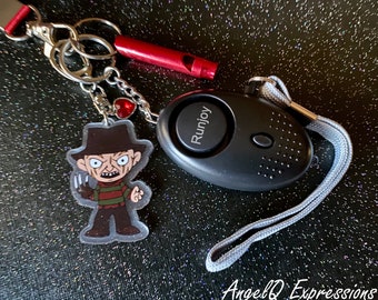 Spooky Safety I Love Horror Freddy Krueger-Inspired Deluxe Lanyard