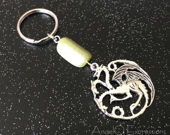 Llavero Corazón del Dragón Jade