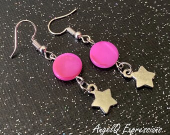 Girl Boss Shining Star Perfectly Pink Earrings