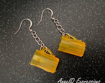 Bottoms Up Beer Fest Mug Earrings