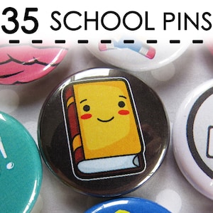 Reward for Classroom, Small Prizes Gifts for Students, Classroom Rewards Ideas for Teachers, School Backpack Buttons Pins image 1