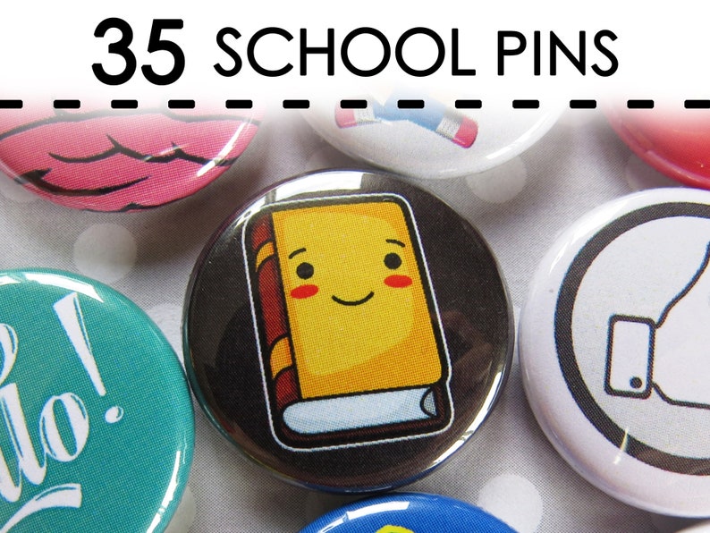 Reward for Classroom, Small Prizes Gifts for Students, Classroom Rewards Ideas for Teachers, School Backpack Buttons Pins image 1