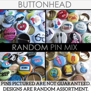 Small Prizes for Adults for Work, Fun Prizes for Students Home School, Cool Mini Prizes for Kids Bulk, Random Pin Back Button Pins, Bulk Lot image 6