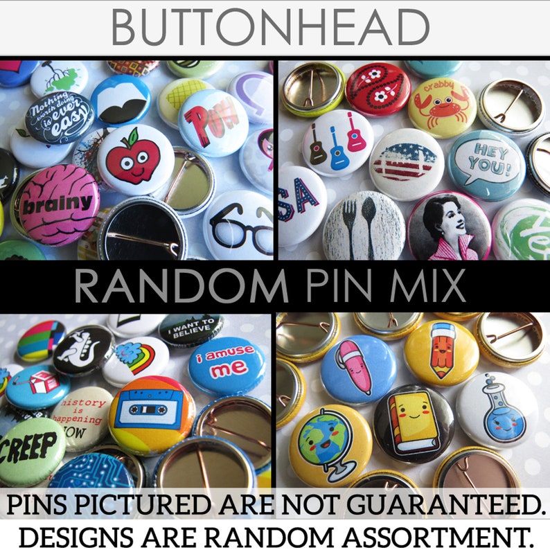 Small Prizes for Adults for Work, Fun Prizes for Students Home School, Cool Mini Prizes for Kids Bulk, Random Pin Back Button Pins, Bulk Lot image 6