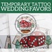 see more listings in the Wedding Temporary Tattoo section