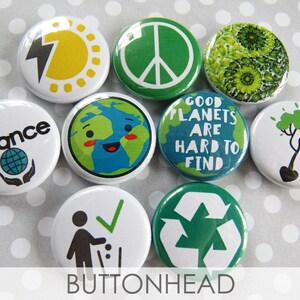 Political Pins, Activist Buttons Pin On Set for Activism, Students Theme Pack of 35-1 Small image 6