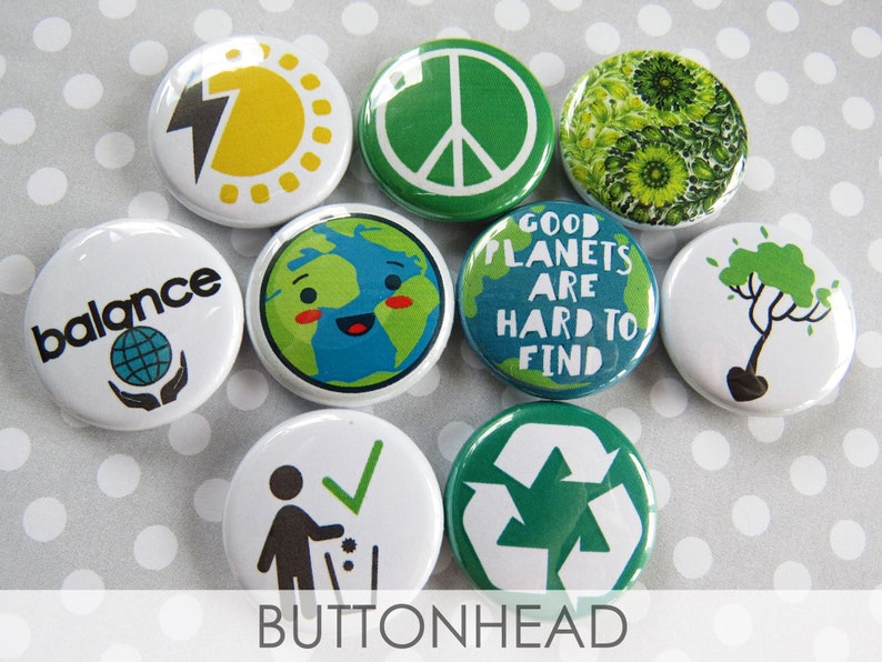 Political Pins, Activist Buttons Pin On Set for Activism, Students Theme Pack of 35-1 Small image 6