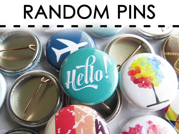 Random Buttons Pins Mix 1 Mini Bulk Resale Wholesale Loose Lot 