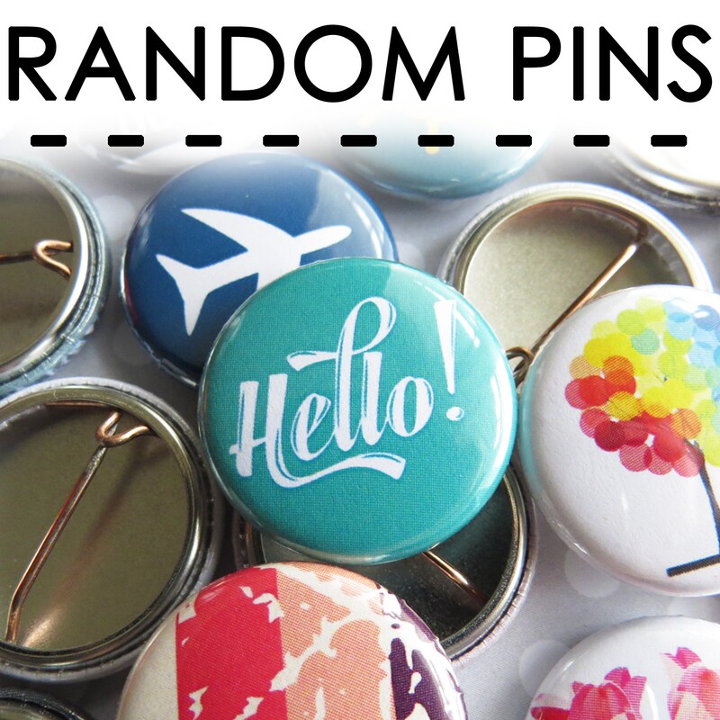 Button Pins - Etsy
