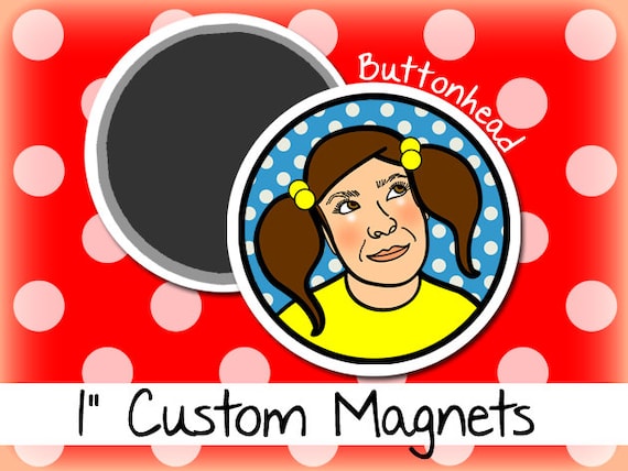 250 small magnets custom bulk wholesale 1 inch round etsy