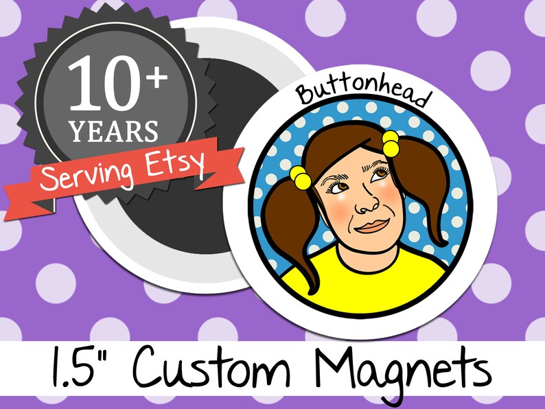 Medium 250 Custom Magnets Bulk 1.5 Inch Round