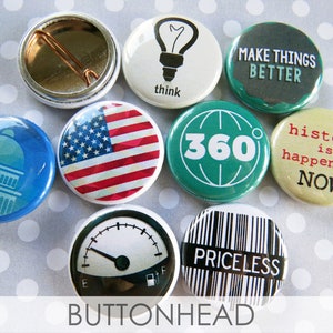 Political Pins, Activist Buttons Pin On Set for Activism, Students Theme Pack of 35-1 Small image 5