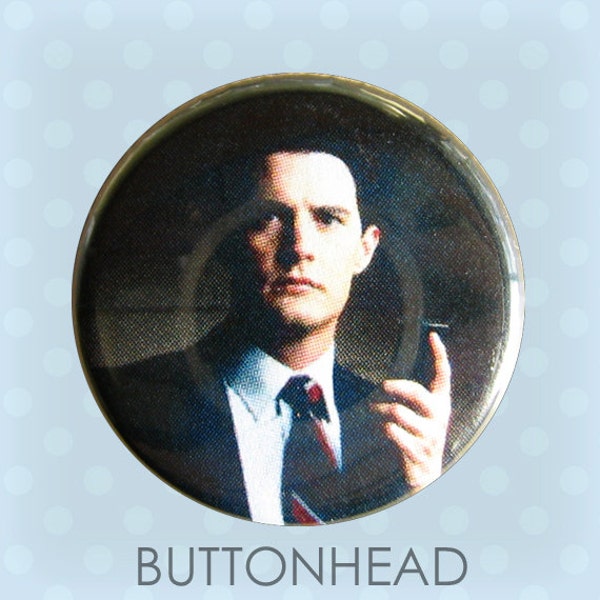 Special Agent Dale Cooper - Twin Peaks - 1990s - 1 Inch Pinback Button