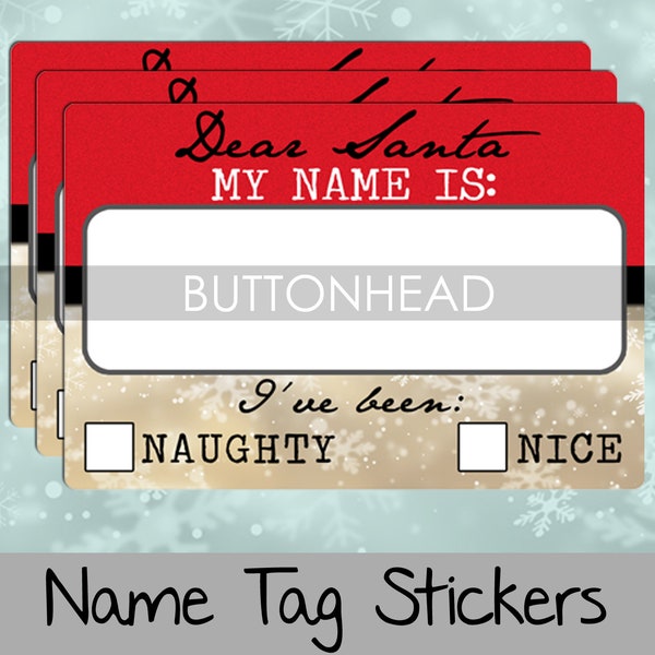 Naughty or Nice Tags - Etsy