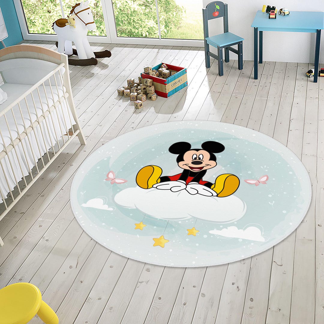 Mickey Mouse Rug, Minnie Mouse Rug, Cute Minnie Rug, Baby Boys Playroom ...
