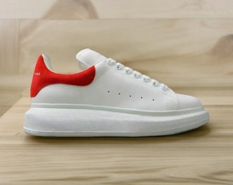 Alexander Mc-Queen diseñador zapatos unisex/Alexander McQueen zapatillas casuales/bota baja McQueen streetwear/zapato de moda de lujo/regalo para él