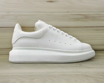 Alexander Mc-Queen diseñador zapatos unisex/Alexander McQueen zapatillas casuales/bota baja McQueen streetwear/zapato de moda de lujo/regalo para él
