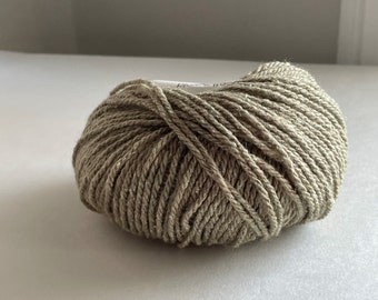 Sage Silky Wool Aran - beige Elsebeth Lavold - Silky Wool Aran yarn - Bayleaf wool silk yarn - aran weight worsted weight - Ready to ship