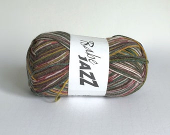 Autumn Babe Jazz yarn - self patterning sport weight yarn - Euro Baby yarn - wool free nylon acrylic - 365 yards each ball - color BSP-306