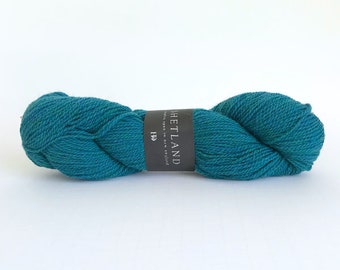 Harrisville Designs - Shetland - color Peacock - fingering weight yarn - virgin wool - 217 yards per skein - spun in the USA - ready to ship