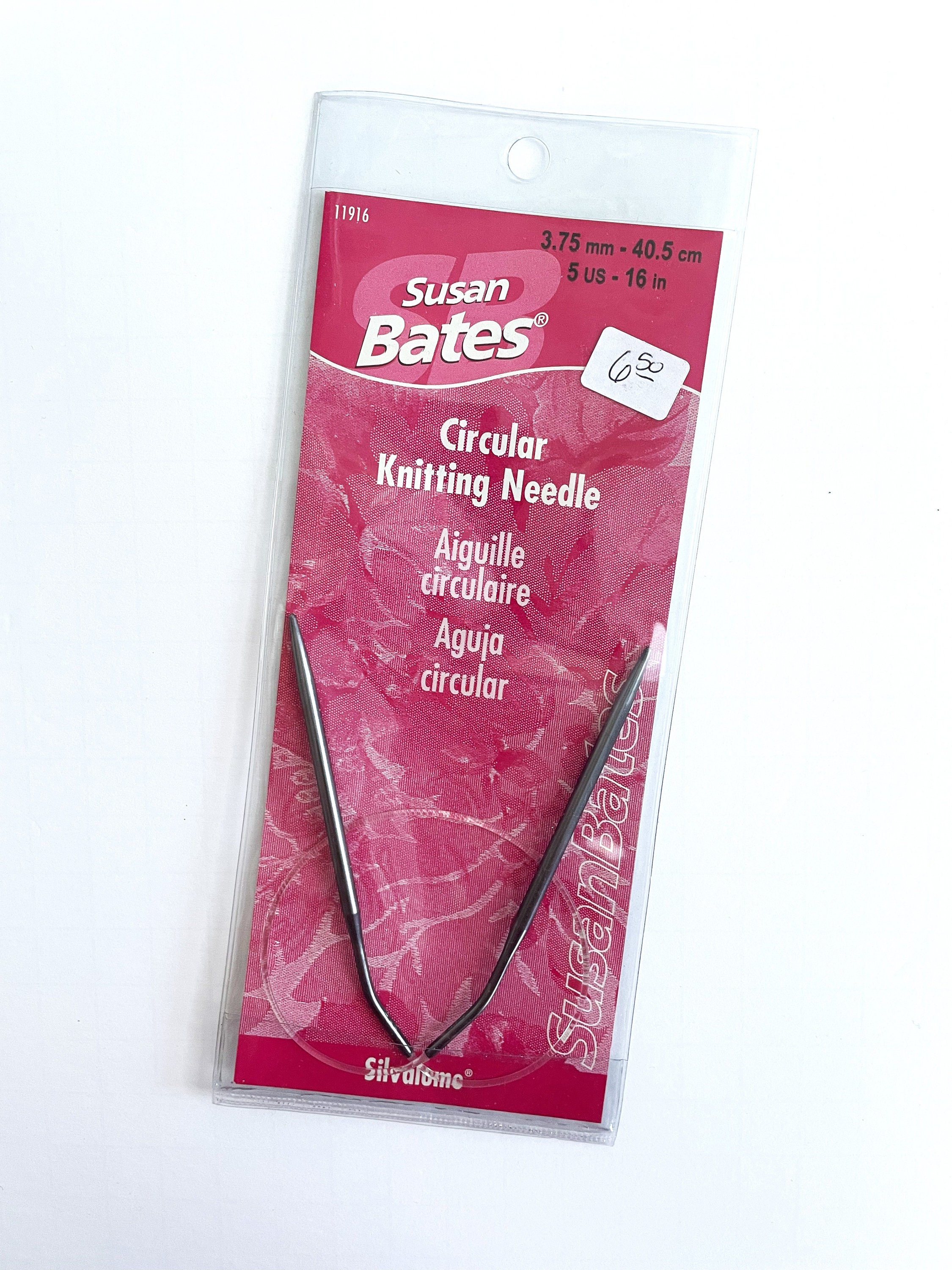 Susan Bates Velocity Circular Knitting Needles 29, Size 6/4mm