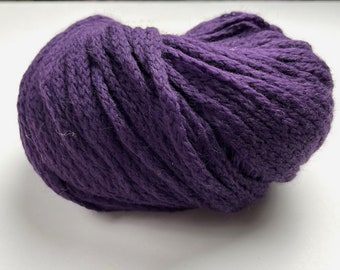 Purple cashmere yarn - Juniper Moon Farm Fourteen - Italian merino cashmere blend - 147 yards each - Aran weight worsted - Ready to ship