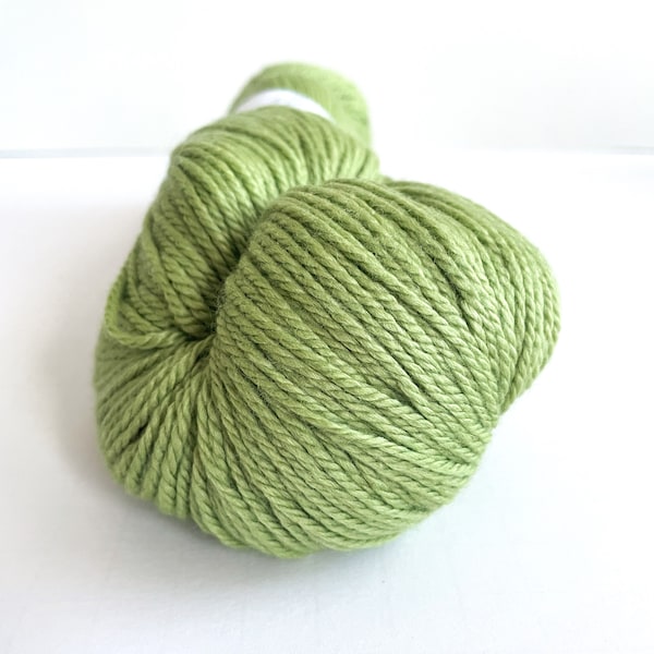 Eagle Peak - Stitch Sprouts Yellowstone - 285 yards each - 80% wool 20 silk - spring green sport weight yarn - discontinued - ready to ship