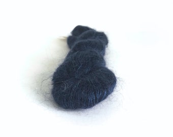 Purl Soho Tussock - 328 yards each - mohair silk blend - 9703 Deep Sea Blue - Purl Soho yarn - 2 skeins left - spun in Japan - ready to ship