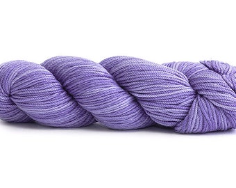 Lavender HiKoo Sueno Worsted Tonal - merino bamboo blend - 182 yards per skein - lilac worsted weight - 1551 Lavender Field - ready to ship