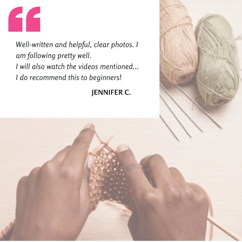 Kit leren breien Dragonfruit-sjaal: wasbare wol, naalden, videoserie afbeelding 10