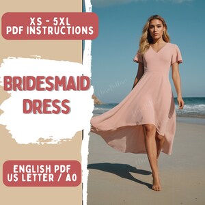 formal wedding bridesmaid dresses Elegant Light Pink Chiffon Floor Length Long Bridesmaid Dress Pink / 14 / B