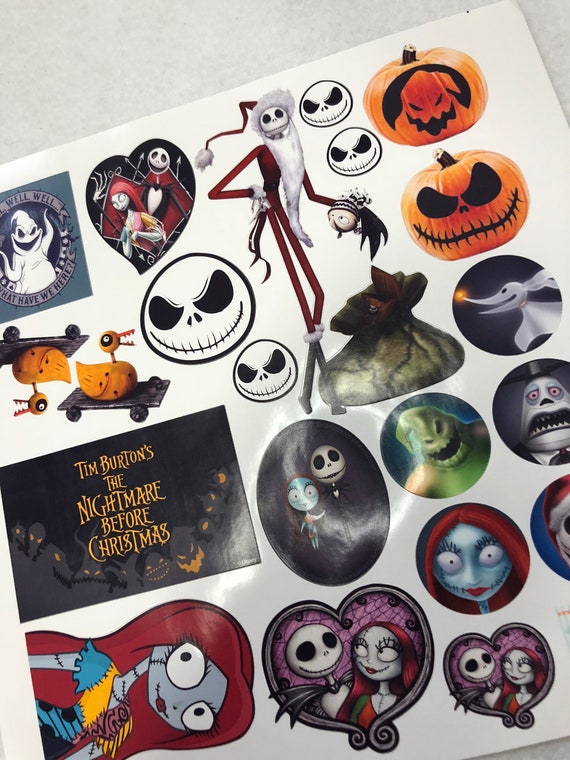 Download Nightmare before Christmas Stickers NBC Planner Stickers ...