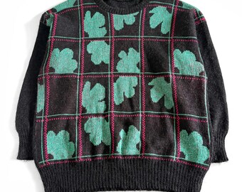 Vintage 1980's Style Metallic Sweater