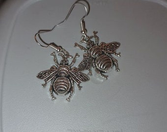 boucles d'oreilles abeilles