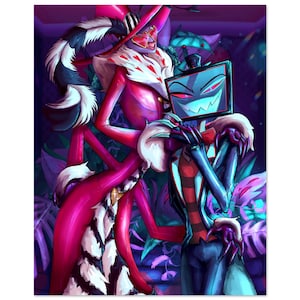 Vox and Valentino HD Poster (VoxVal) Hazbin Hotel 8x10″ oder 16x20″ Größe
