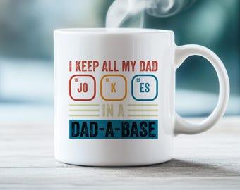 Funny Dad Mug, Dad Joke Coffee Mug, Father’s Day Gift for Dad, Tech Geek Mug, Programmer Gift, Gift for Him, Unique Gift for Dad