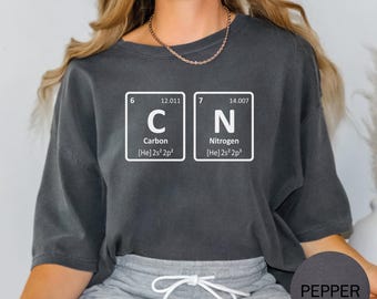 Chemistry Elements T-Shirt, Unisex Graphic Tee, Science Lover Gift, Fun Educational Apparel, Perfect for Back to School