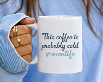 Funny Mom Life Coffee Mug, Perfect Gift for Busy Moms, New Moms Gift, Cute Ceramic Mug for Mother's Day, Baby Shower Gift