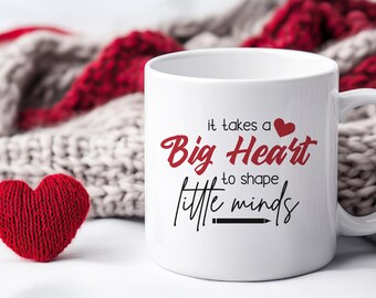 Mug cadeau pour enseignante de maternelle, tasse de remerciement pour enseignante d'âge préscolaire, cadeau de retour à l'école pour éducateurs, tasse cadeau pour enseignante de garderie