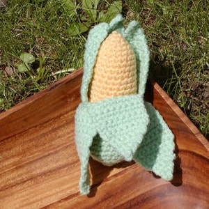 Crocheted Peelable Corn Amigurumi----PDF--PATTERN