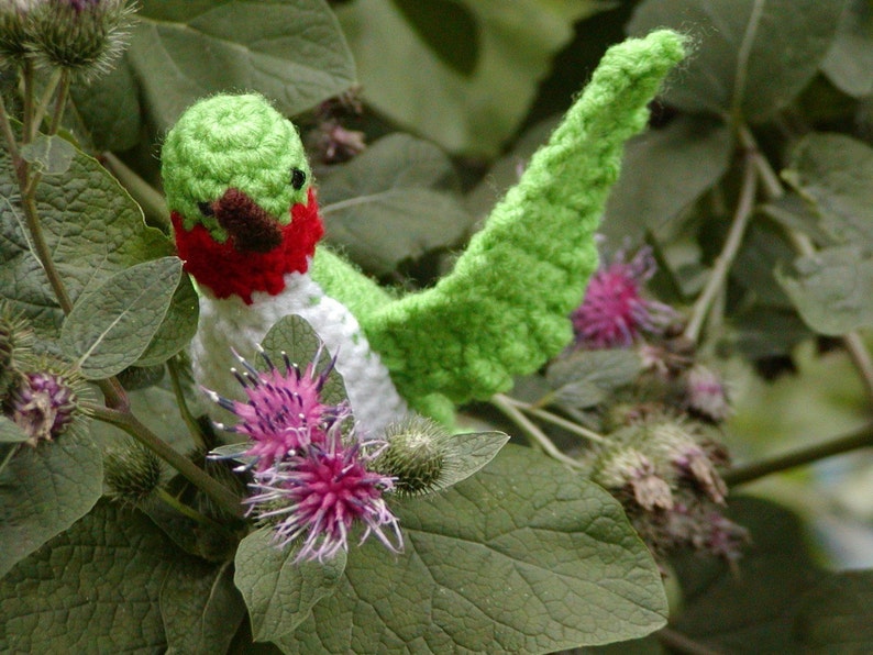 Crocheted HummingbirdPDFPATTERN image 3