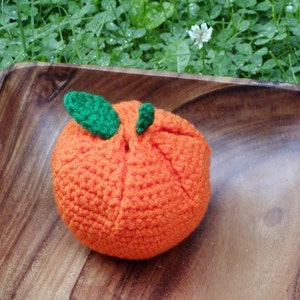 Crocheted Peelable Orange AmigurumiPDFPATTERN image 2