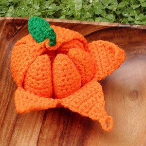 Crocheted Peelable Orange AmigurumiPDFPATTERN image 3