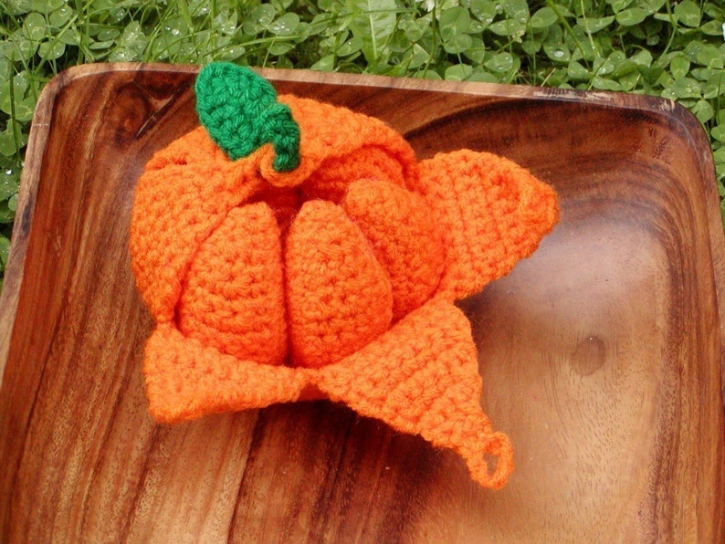 Crocheted Peelable Orange AmigurumiPDFPATTERN image 3