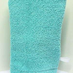 Aqua-handwashandje, make-upremover, badhulpmiddel, Europese washandschoen, fibromyalgie, babywashandschoen bont, speciale behoeften