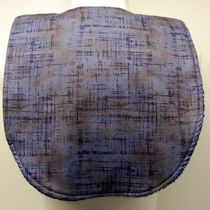 Youth/Junior Bib, Boy Special Needs, Cerebral Palsy, Epilepsy, Seizures, Drooling, Adaptive Clothing 14-inch Neck Opening:  Blue Gray Plaid