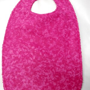 Youth/Junior Bib, Special Needs, Cerebral Palsy, Retts Syndrome, Epilepsy, Seizures, 14-inch neck opening:  Bright Pink
