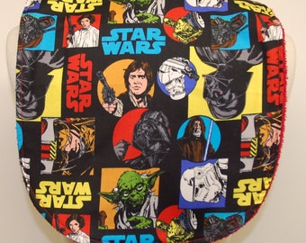 Youth/Junior Boy Bib, Special Needs, Cerebral Palsy, Drooling,Adaptive Clothing, 14-inch neck opening: Star Wars - Classic